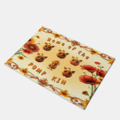 Traditionelle Urlaubssillies fallen vor die Tür Fußmatte (Schrägansicht)