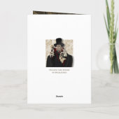 Traditionelle Vampir Grüße u. Notecards Karte (Rückseite)