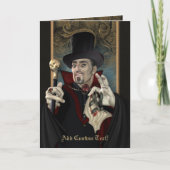 Traditionelle Vampir Grüße u. Notecards Karte (Vorderseite)