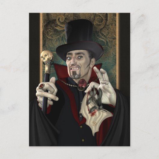 Traditionelle Vampire Postkarte (Vorderseite)