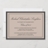 Traditionelle Veranstaltungen des formalen Abschlu Ankündigung (Vorderseite)