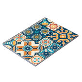 Traditionelle, verzierte portugiesische Dekorfarbe Notizblock (Linke Seite)