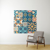 Traditionelle, verzierte portugiesische Dekorfarbe Wandteppich (Beispiel (Horizontal))