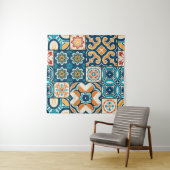 Traditionelle, verzierte portugiesische Dekorfarbe Wandteppich (Beispiel)