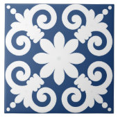 Traditionelle Vintage arabische Keramikfliesen Fliese (Vorderseite)