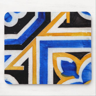 traditionelle vintage Azulejo-Mosaikfliese Portuga Mousepad