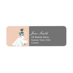Traditionelle Vintage Brauthochzeit rosa und grau
