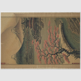 Traditionelle Vintage japanische Naturlandschaft N Seidenpapier