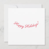 Traditionelle Vintage Viktorianische Weihnachten Karte (Rückseite)