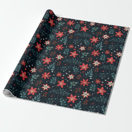 Traditionelle Vintage Weihnachtsgeschenkwrap Geschenkpapier