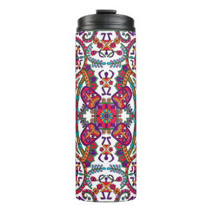 Traditionelle Volkskunst, Designart, ethnisch, ba Thermosbecher