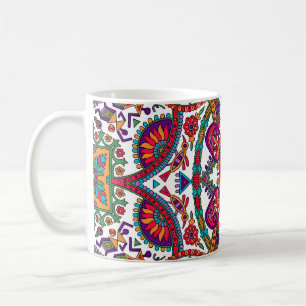 Traditionelle Volkskunst im Allover-Designart, eth Kaffeetasse