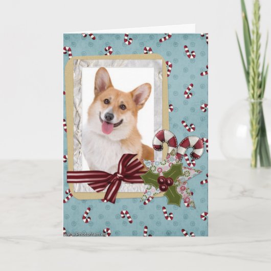 Traditionelle walisische Corgi Weihnachten (Vorderseite)
