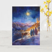 Traditionelle Watercolor-Geburt mit Weisen Karte (Gelbe Blume)