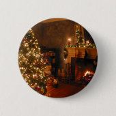 Traditionelle Weihnachten Button (Vorderseite)