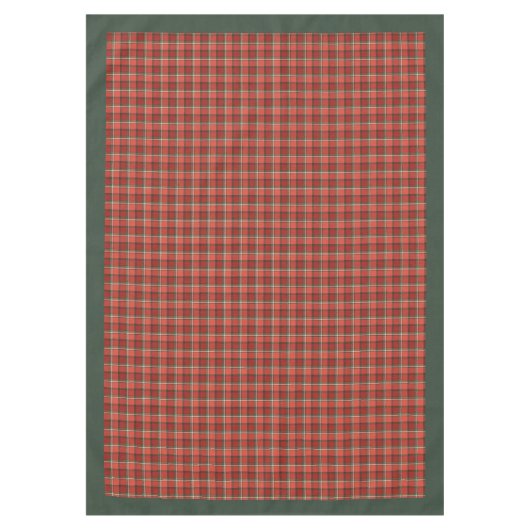 Traditionelle Weihnachten Kariert gemütliche Winte Tischdecke (Vorderseite)