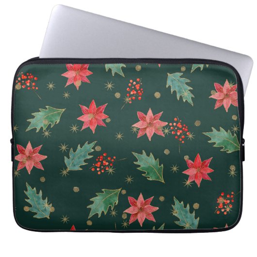 Traditionelle Weihnachten Laptopschutzhülle (Vorderseite)