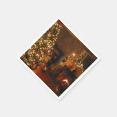 Traditionelle Weihnachten Serviette (Ecke)