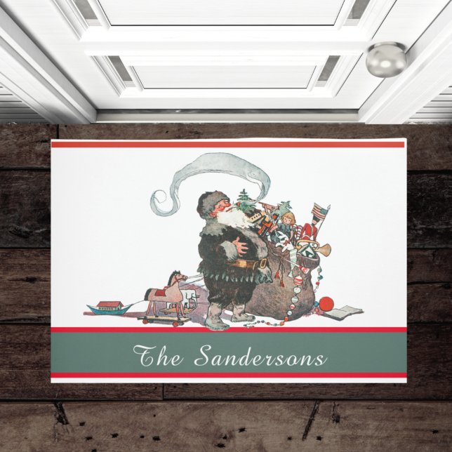 Traditionelle Weihnachten Vintag Name der Weihnach Fußmatte (Von Creator hochgeladen)