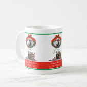 Traditionelle Weihnachten Vintag Weihnachten Weihn Kaffeetasse (Vorderseite Links)