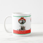 Traditionelle Weihnachten Vintag Weihnachten Weihn Kaffeetasse (Links)