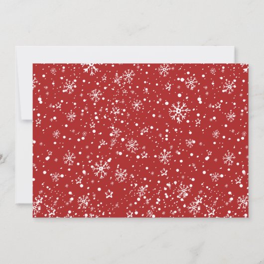 Traditionelle Weihnachtsfeier Einladung (Rückseite)