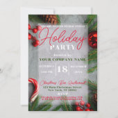 Traditionelle Weihnachtsfeier Einladung (Vorderseite)