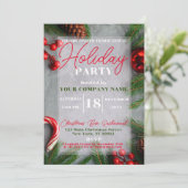 Traditionelle Weihnachtsfeier Einladung (Stehend Vorderseite)