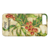 Traditionelle Weihnachtsfeier mit Berries Case-Mate iPhone Hülle (Rückseite (Horizontal))