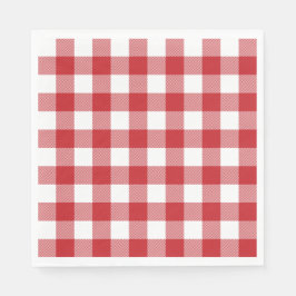 Traditionelle Weihnachtsfeier Muster Tartan Serviette