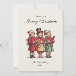 Traditionelle Weihnachtsfeiertage Feiertagskarte