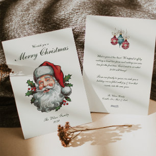 Traditionelle Weihnachtsfeiertage Feiertagskarte