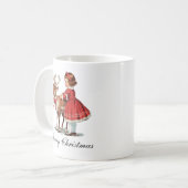 Traditionelle Weihnachtsfeiertage Kaffeetasse (Vorderseite Links)