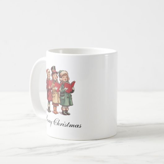 Traditionelle Weihnachtsfeiertage Kaffeetasse (Vorderseite Links)