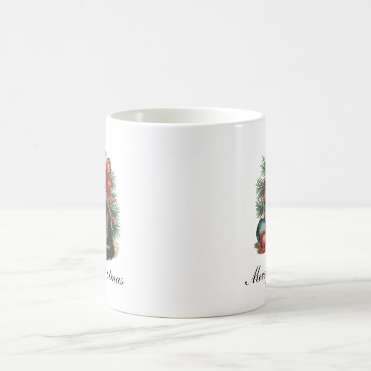 Traditionelle Weihnachtsfeiertage Kaffeetasse (Mittel)