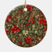 Traditionelle Weihnachtsfeiertage Keramik Ornament (Hinten)