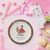 Traditionelle Weihnachtsfeiertage Pappteller (Party)