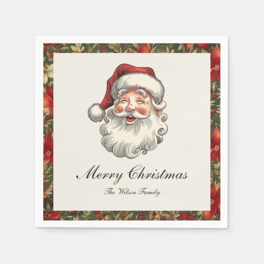 Traditionelle Weihnachtsfeiertage Serviette (Vorderseite)