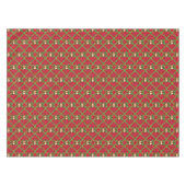 Traditionelle Weihnachtsglocken rot und grün Tischdecke (Vorderseite (Horizontal))