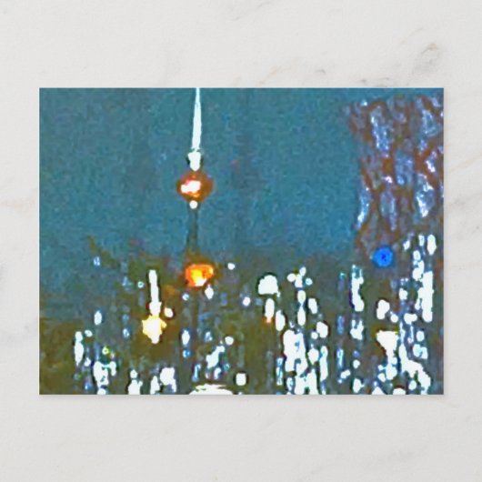 Traditionelle Weihnachtskarte der 50er Jahre Postkarte (Vorderseite)