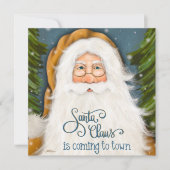 Traditionelle Weihnachtskarte der alten Welt Feiertagskarte (Vorderseite)