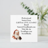 Traditionelle Weihnachtskarte Einladung (Stehend Vorderseite)