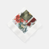 Traditionelle Weihnachtskarten Serviette (Ecke)