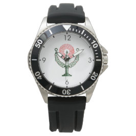 Traditionelle Weihnachtskerze Armbanduhr