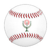 Traditionelle Weihnachtskerze Baseball (Rückseite)