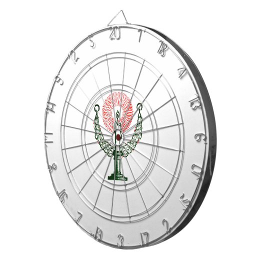 Traditionelle Weihnachtskerze Dartscheibe (Vorderseite rechts)