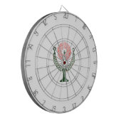 Traditionelle Weihnachtskerze Dartscheibe (Vorderseite Links)