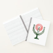 Traditionelle Weihnachtskerze Notizblock (Innenseite)