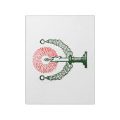 Traditionelle Weihnachtskerze Notizblock (Rotiert)