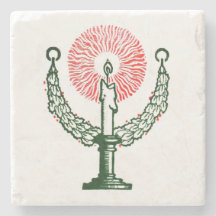 Traditionelle Weihnachtskerze